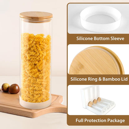 12 Pack 4 oz Square Glass Spice Jars with Lids and Labels – Airtight Small Seasoning Containers Set, Clear Glass Storage Jars for Seasoning, Spices, Kitchen Pantry Organization