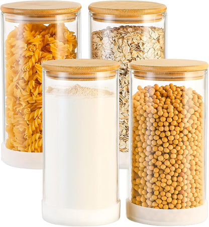 12 Pack 4 oz Square Glass Spice Jars with Lids and Labels – Airtight Small Seasoning Containers Set, Clear Glass Storage Jars for Seasoning, Spices, Kitchen Pantry Organization
