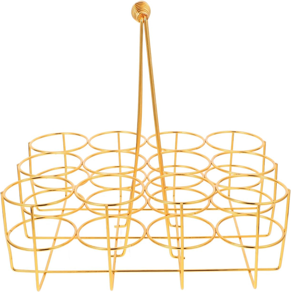 Beer Storage Rack Basket 12 Bottle Beer Holder with Handle Portable Rack Carrier for Bar Ktv Home Party Beverage Storage 11.41 X 8.66 X 11.22 in
