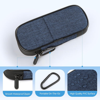 Insulin Pen Cooler Travel Case Diabetic Medication Insulated Cool Organizer with 2 Reusable Ice Packs for Insulin Pen and Other Diabetic Supplies, for the Daily Life and Trip(Black)