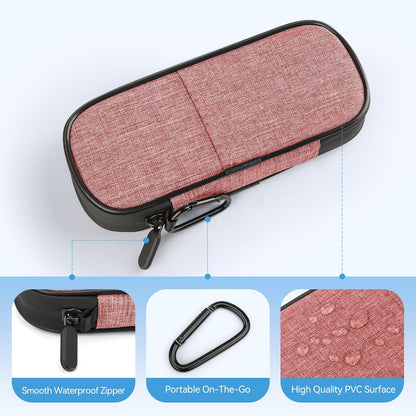 Insulin Pen Cooler Travel Case Diabetic Medication Insulated Cool Organizer with 2 Reusable Ice Packs for Insulin Pen and Other Diabetic Supplies, for the Daily Life and Trip(Black)