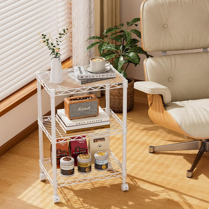 5Tier Adjustable Storage Shelves Metal Wire Shelving Standing Shelf
