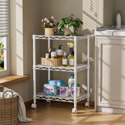 5Tier Adjustable Storage Shelves Metal Wire Shelving Standing Shelf