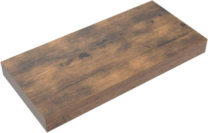 Floating Shelves for Wall Small Shelf (Brown, Set of 3, 15.7" x 6.7")