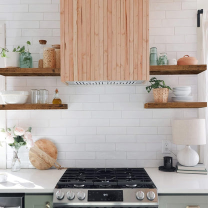 Floating Shelves for Wall Small Shelf (Brown, Set of 3, 15.7" x 6.7")