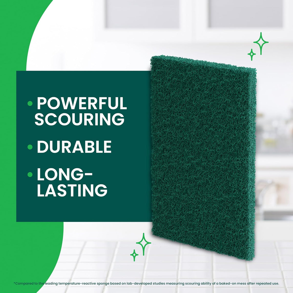 Heavy Duty Scouring Pad, 8 Pack