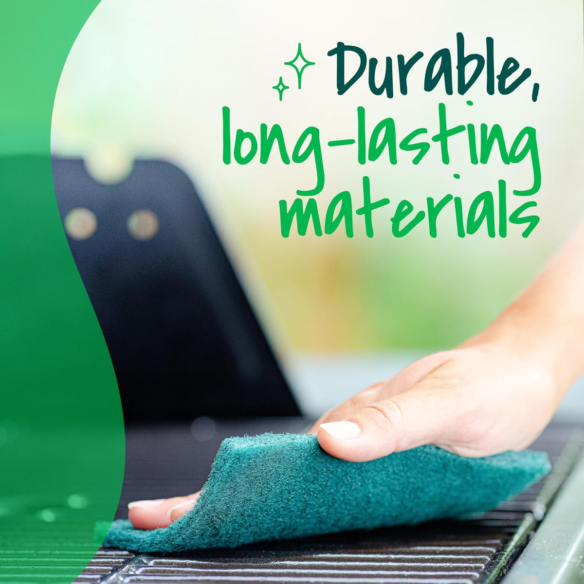 Heavy Duty Scouring Pad, 8 Pack