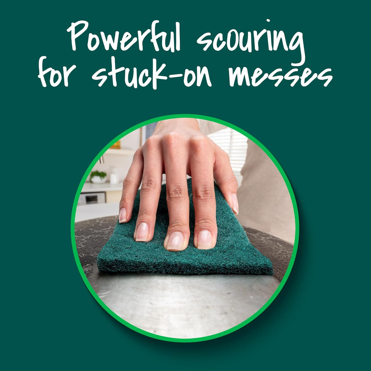 Heavy Duty Scouring Pad, 8 Pack