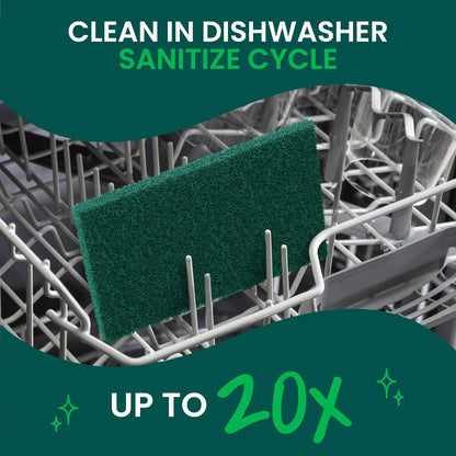 Heavy Duty Scouring Pad, 8 Pack