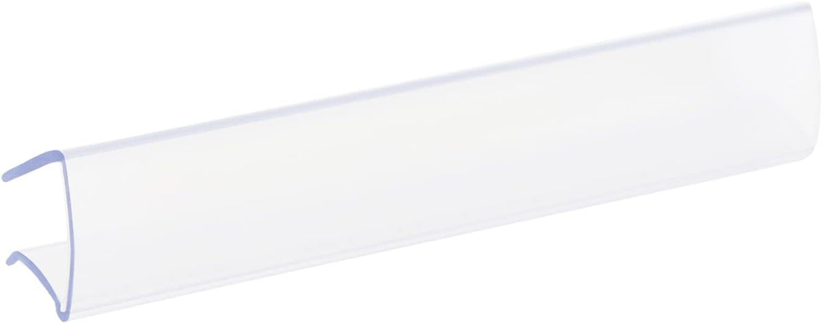 Shelf Clip Label Holder | 0.875" x 6" Clear Plastic, for .75" Thick Shelves, 10 Holders/Pack