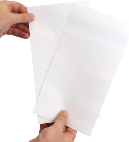 Shelf Clip Label Holder | 0.875" x 6" Clear Plastic, for .75" Thick Shelves, 10 Holders/Pack