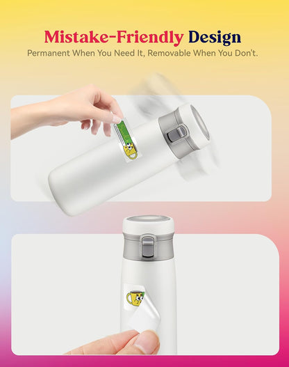Uinkit Inkjet PET Label Paper A4 (8.5 x 11 Inch), Matte White/Clear/Bright White Finishes, 15-200 Sheet Packs (20, 100% Clear)