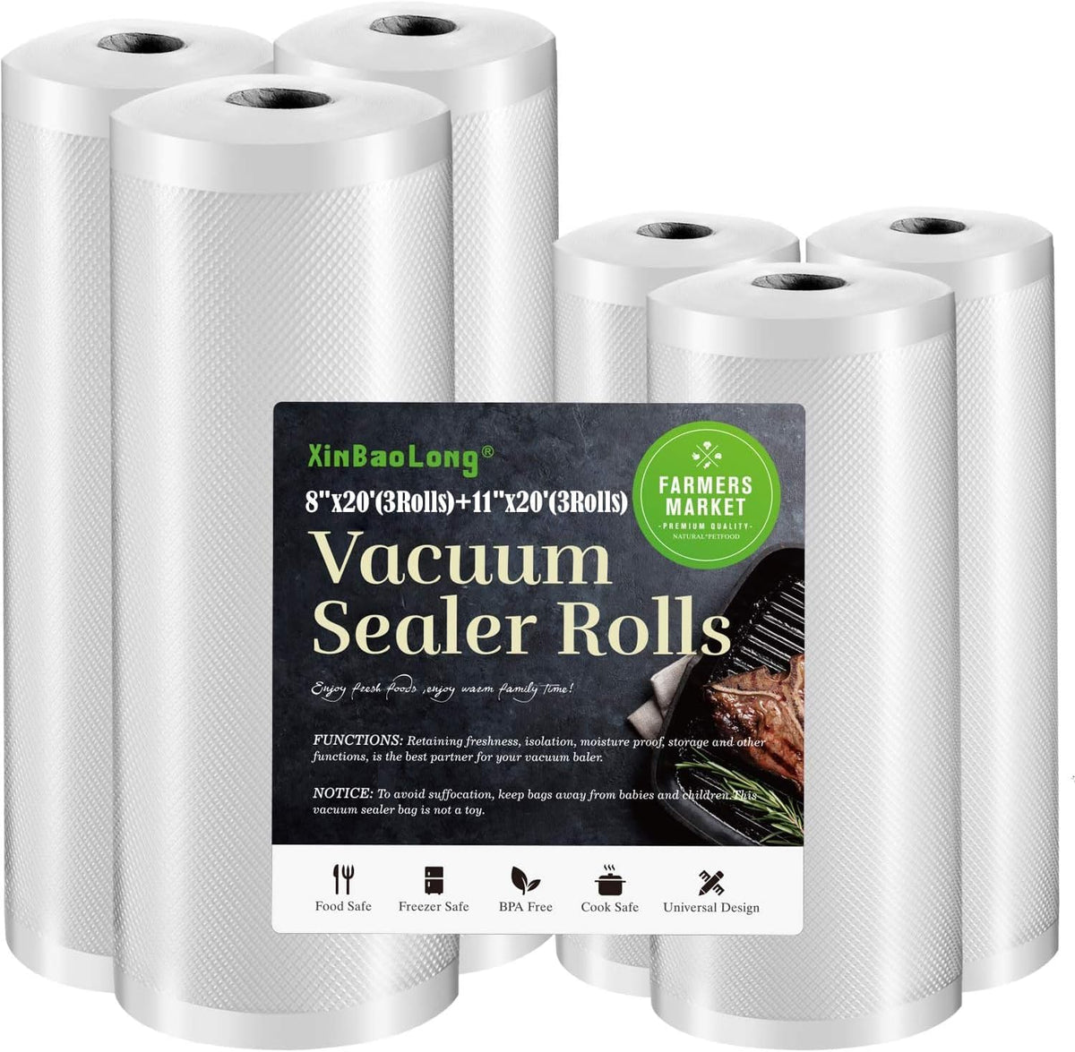 Vacuum Sealer Bags For Food, Kitchen Essentials