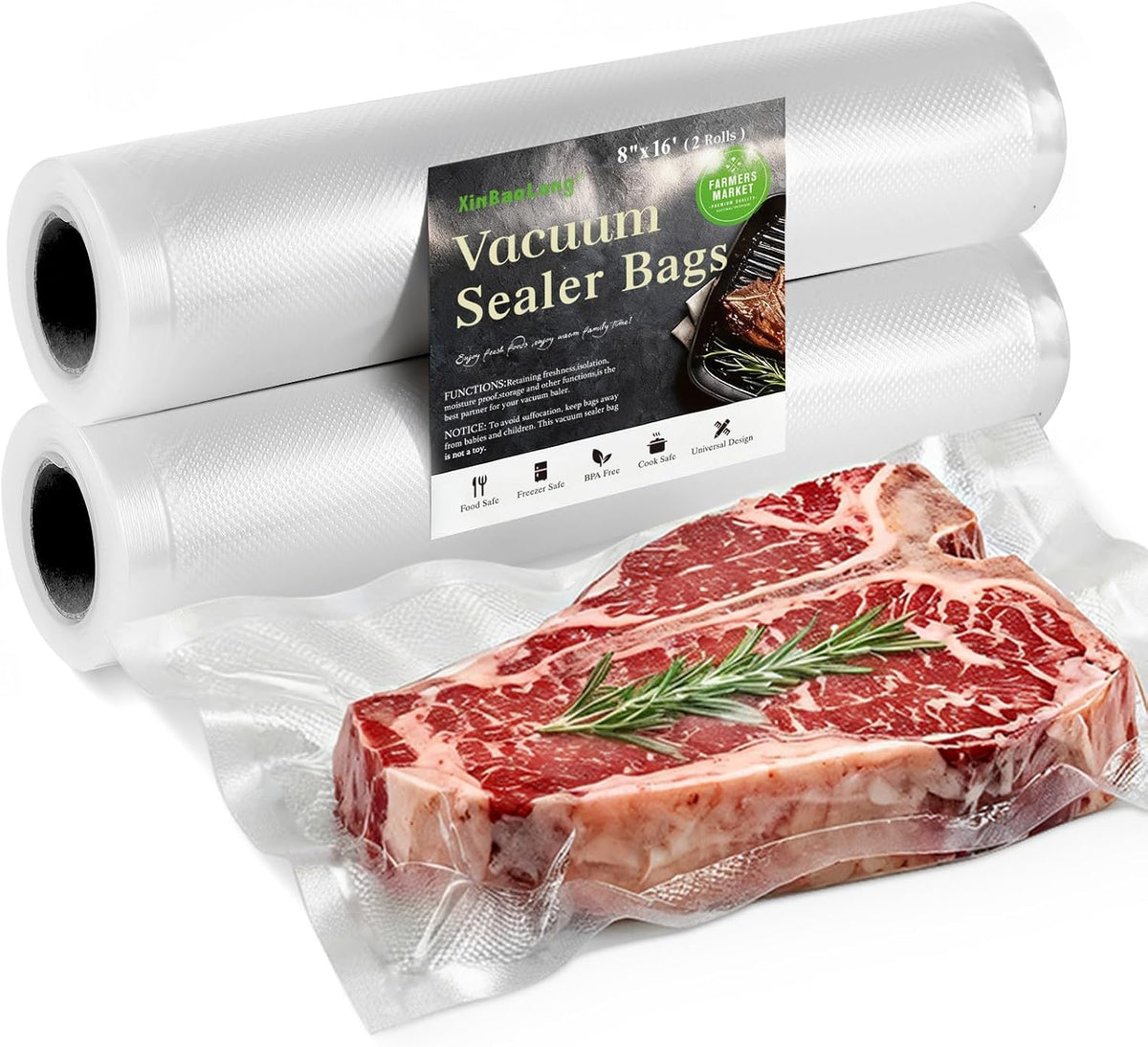 Vacuum Sealer Bags For Food, Kitchen Essentials