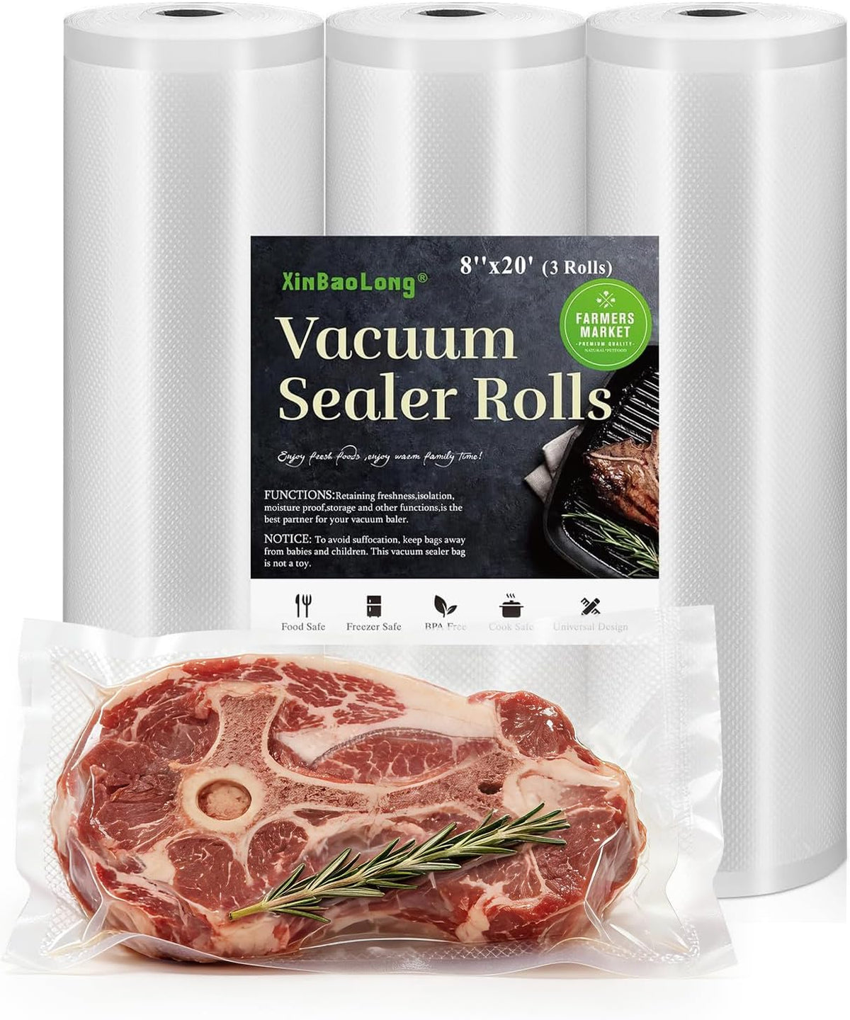 Vacuum Sealer Bags For Food, Kitchen Essentials