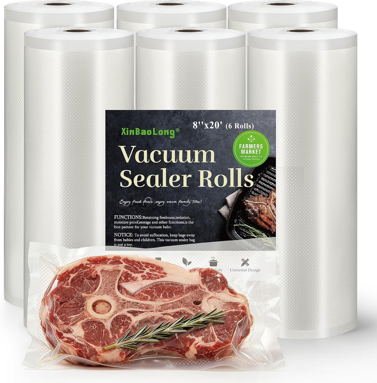 Vacuum Sealer Bags For Food, Kitchen Essentials