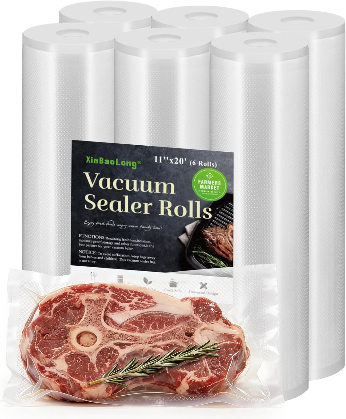 Vacuum Sealer Bags For Food, Kitchen Essentials