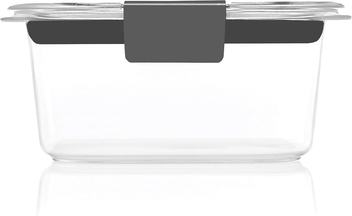 Brilliance Food Storage Containers, Set of 5, BPA-Free, Leak-Proof, Clear