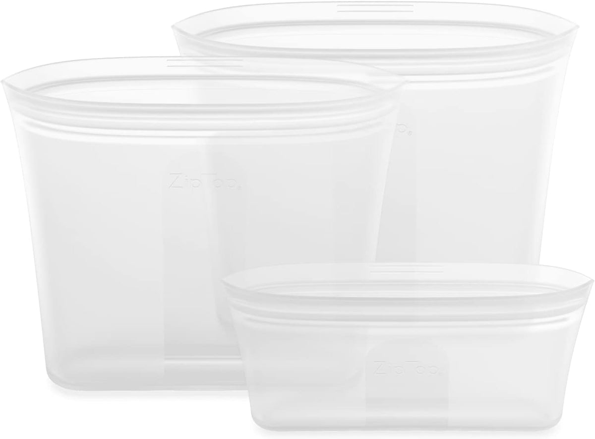 Reusable Food Storage Bags | Sandwich Bag [Teal] | Silicone Meal Prep Container | Microwave, Dishwasher and Freezer Safe | Made in the USA