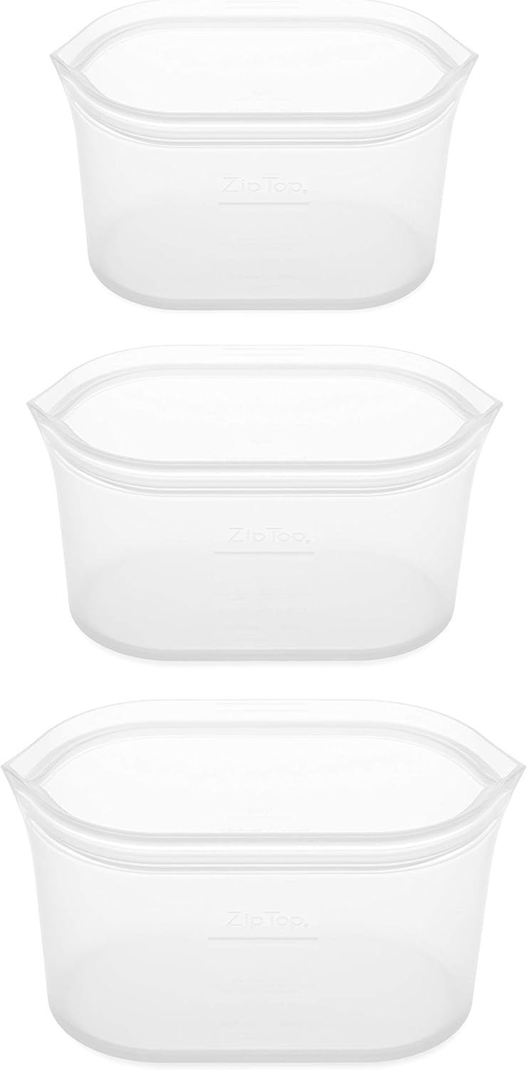 Reusable Food Storage Bags | Sandwich Bag [Teal] | Silicone Meal Prep Container | Microwave, Dishwasher and Freezer Safe | Made in the USA
