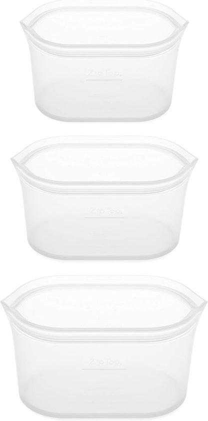 Reusable Food Storage Bags | Sandwich Bag [Teal] | Silicone Meal Prep Container | Microwave, Dishwasher and Freezer Safe | Made in the USA