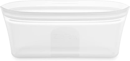 Reusable Food Storage Bags | Sandwich Bag [Teal] | Silicone Meal Prep Container | Microwave, Dishwasher and Freezer Safe | Made in the USA