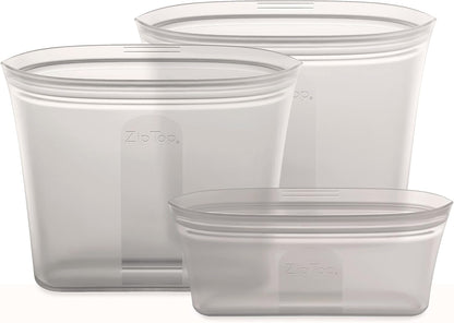 Reusable Food Storage Bags | Sandwich Bag [Teal] | Silicone Meal Prep Container | Microwave, Dishwasher and Freezer Safe | Made in the USA