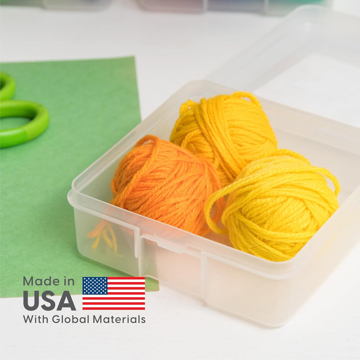 Clear Cases |Made in USA| Plastic Box Organizers - Small