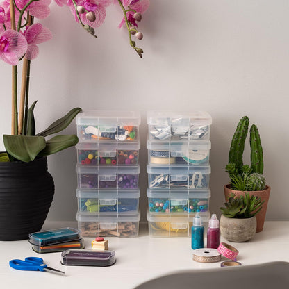 Clear Cases |Made in USA| Plastic Box Organizers - Small
