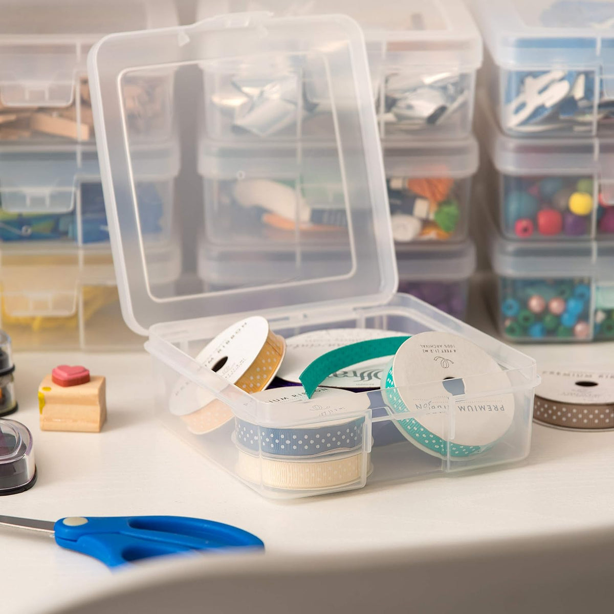 Clear Cases |Made in USA| Plastic Box Organizers - Small
