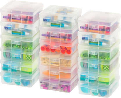 Clear Cases |Made in USA| Plastic Box Organizers - Small