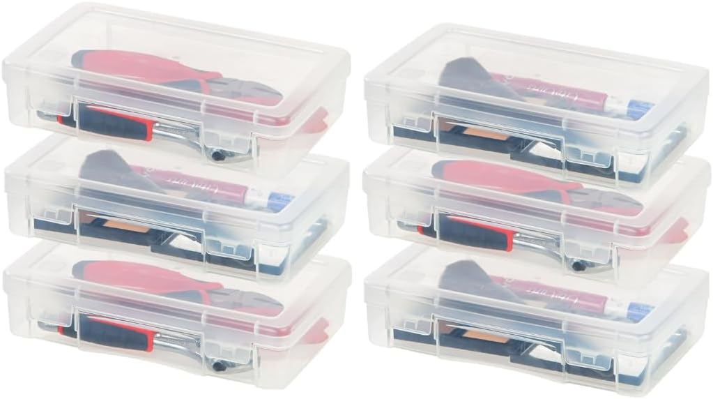Clear Cases |Made in USA| Plastic Box Organizers - Small