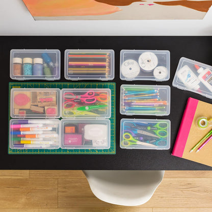 Clear Cases |Made in USA| Plastic Box Organizers - Small