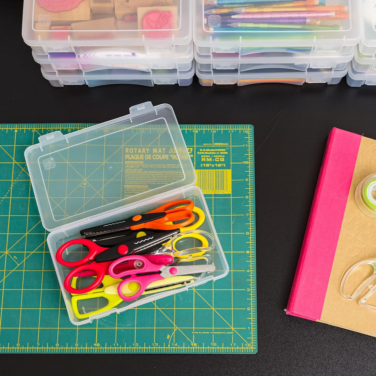 Clear Cases |Made in USA| Plastic Box Organizers - Small
