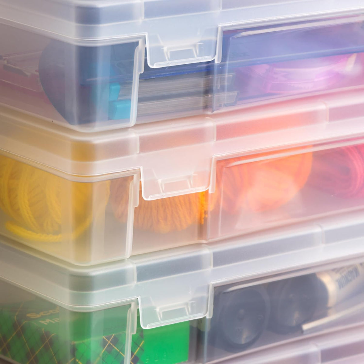 Clear Cases |Made in USA| Plastic Box Organizers - Small