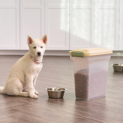 Dog Food Storage Container, Up to 13 lbs, Dark Gray, Made in USA