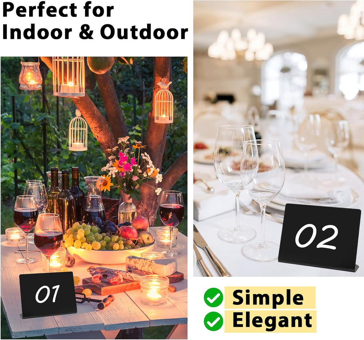 12 Pcs 4"x3" Food Labels for Party Buffet, Mini Chalkboard Signs | L Shape, 2 Markers, PVC Food Signs Name Cards, Small Chalk Board, Easy to Clean & Reusable, Outdoor, Birthday Weddings Bakery