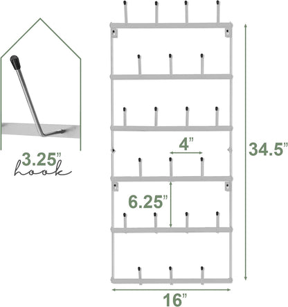 Wall Mug Rack, Coffee Mug Display for Coffee Station (Small, Brown)