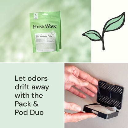 Odor Eliminating Packs, 6-Pack with Pod Case, Original