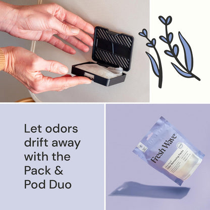 Odor Eliminating Packs, 6-Pack with Pod Case, Original