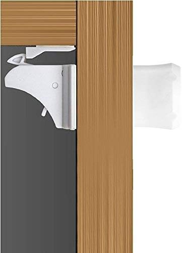 2 Pack Magnetic Cabinet Locks Keys - Extra Stronger Baby Proofing Magnet Drawer Replacement Keys (2)
