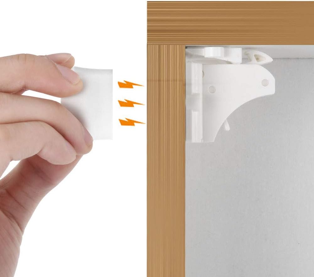 2 Pack Magnetic Cabinet Locks Keys - Extra Stronger Baby Proofing Magnet Drawer Replacement Keys (2)