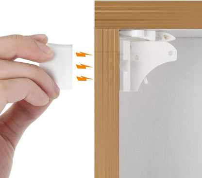 2 Pack Magnetic Cabinet Locks Keys - Extra Stronger Baby Proofing Magnet Drawer Replacement Keys (2)