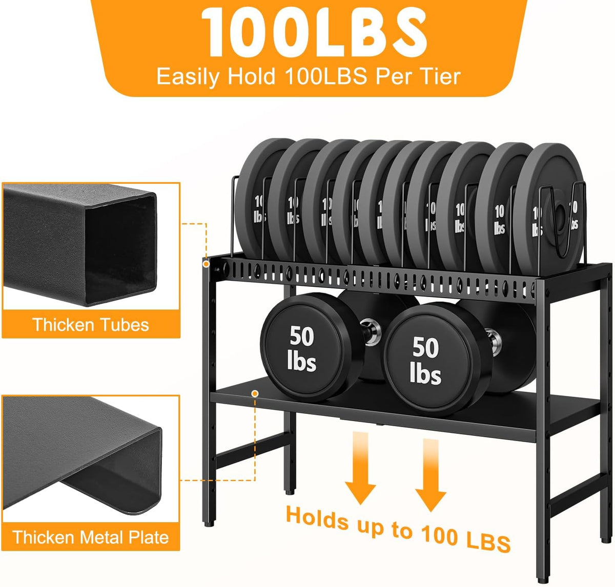 2-Tier Pots and Pans Organizer Under Cabinet,Expandable Pots Lid Organizers Inside Cabinet,Adjustable Metal Storage Shelves Organizer Rack with 10 Dividers For Kitchen Pantry Organization and Storage