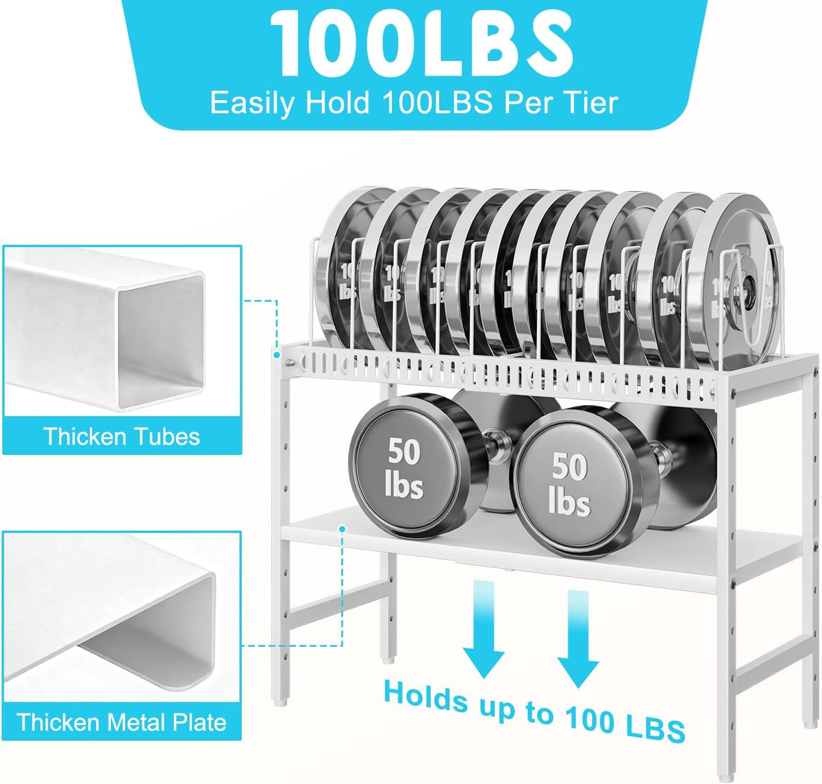 2-Tier Pots and Pans Organizer Under Cabinet,Expandable Pots Lid Organizers Inside Cabinet,Adjustable Metal Storage Shelves Organizer Rack with 10 Dividers For Kitchen Pantry Organization and Storage