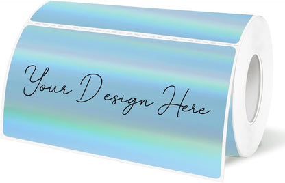 3x2 Inch Transparent Thermal Labels Stickers, Self-Adhesive Clear Waterproof Stickers for Logo Design, Direct Thermal Labels- 200 Sheets