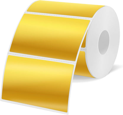 3x2 Inch Transparent Thermal Labels Stickers, Self-Adhesive Clear Waterproof Stickers for Logo Design, Direct Thermal Labels- 200 Sheets
