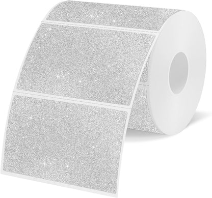 3x2 Inch Transparent Thermal Labels Stickers, Self-Adhesive Clear Waterproof Stickers for Logo Design, Direct Thermal Labels- 200 Sheets