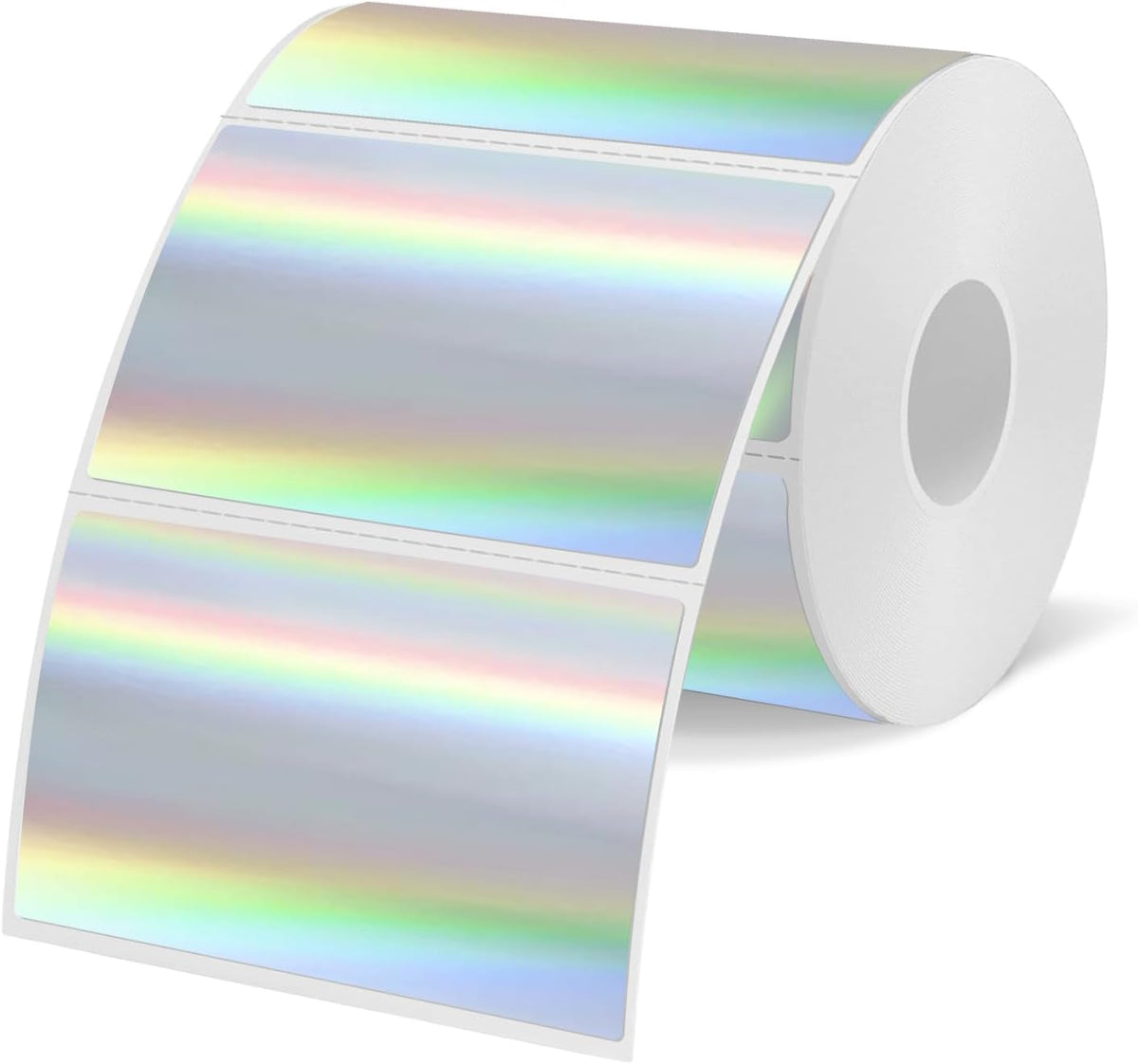 3x2 Inch Transparent Thermal Labels Stickers, Self-Adhesive Clear Waterproof Stickers for Logo Design, Direct Thermal Labels- 200 Sheets