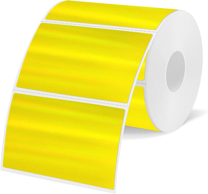 3x2 Inch Transparent Thermal Labels Stickers, Self-Adhesive Clear Waterproof Stickers for Logo Design, Direct Thermal Labels- 200 Sheets